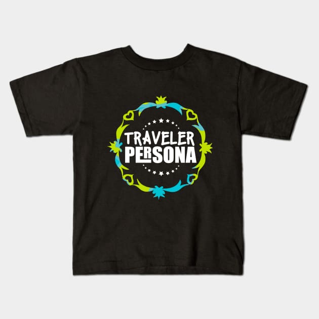 traveler persona Kids T-Shirt by MikeNotis